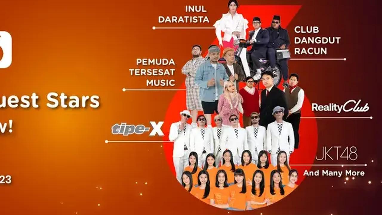 Liputan6.com dan KapanLagi Youniverse menggelar Festival 6 pada Sabtu (8/7). Acara konser musik lintas generasi akan berlangsung selama dua hari, sampai Minggu (9/7) besok di Senayan Park, Jakarta Pusat.