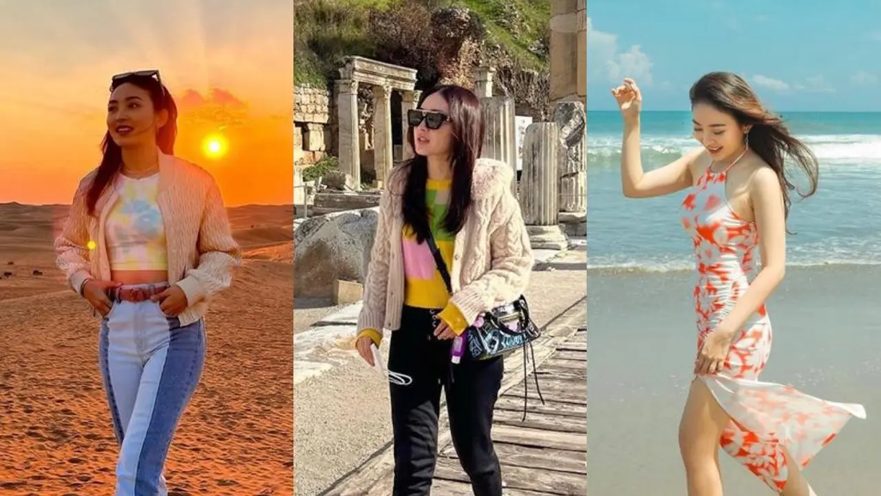 10 Gaya Kasual Natasha Wilona saat Liburan di Bali hingga Dubai, Selalu Stylish
