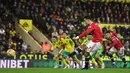 Cristiano Ronaldo menjadi penendang penalti paling produktif dalam sejarah sepak bola dengan mencetak 143 gol. Mentalitas elit dan kemampuan untuk tampil di bawah tekanan membuatnya sering terpilih menjadi algojo 12 yard. Namun, tingkat keberhasilannnya baru mencapai 83,6%. (AFP/Daniel Leal)