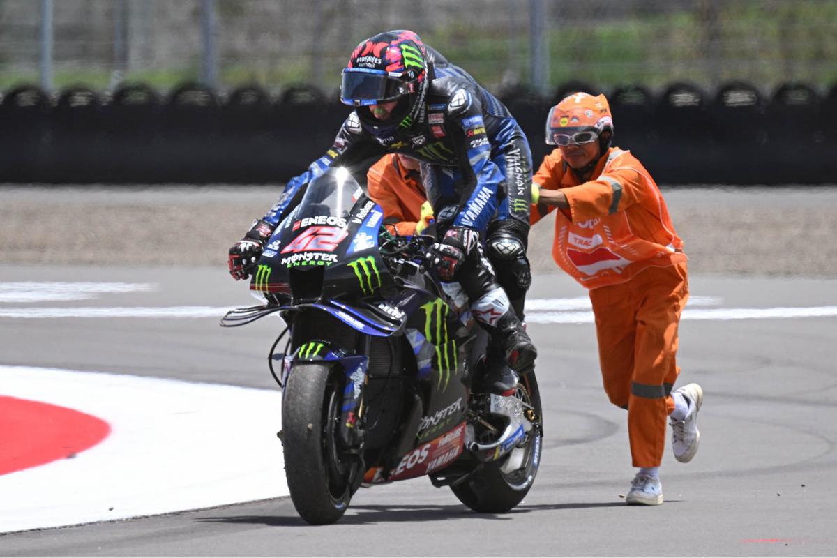 FOTO:  Bezzecchi Raih Pole Position di MotoGP Mandalika