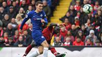 Andreas Christensen mengaku bahagia bersama Chelsea dan tak punya rencana untuk hengkang pada musim panas 2019. (AFP/Paul Ellis)