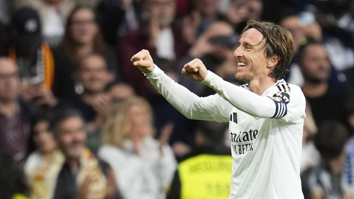 Pemain Terbaik dalam laga Real Madrid vs Girona adalah Luka Modric