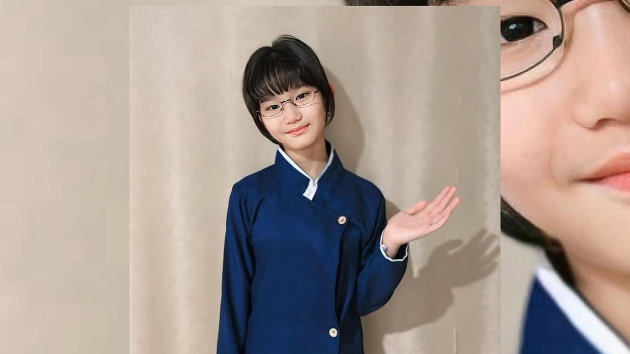 Potret Bilqis saat Cosplay Jadi Maki Zenin dari Anime 'JUJUTSU KAISEN', Banjir Pujian