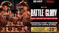 Saksikan ONE Pride MMA: Battle for Glory di Vidio. (dok. vidio.com)