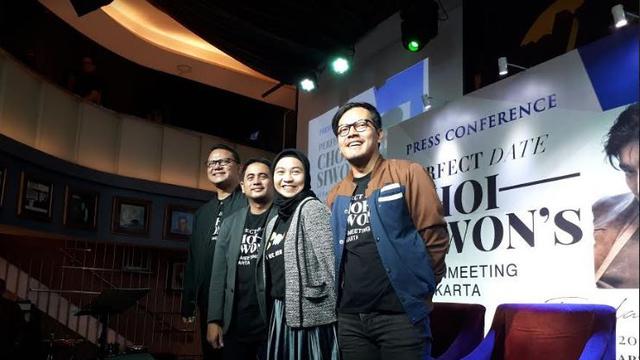 Konferensi pers Choi Siwon (Foto: Zulfa Ayu Sundari)