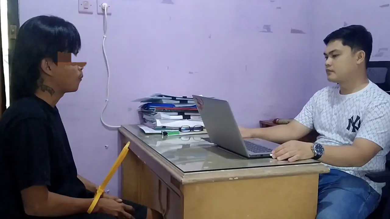 Tersangka penculikan-pemerkosaan remaja di Lampung Timur (Liputan6.com/Ardi Munthe)