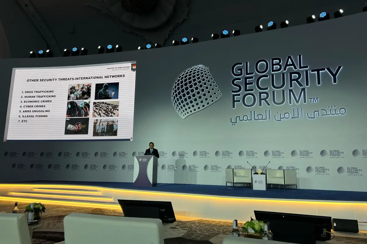 Menteri Dalam Negeri (Mendagri) Republik Indonesia, Tito Karnavian, di Global Security Forum, Doha, Qatar (Istimewa)