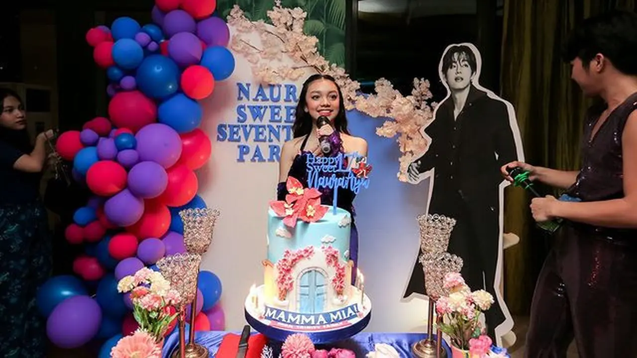 [Fimela] Ultah Sweet Seventeen Naura Ayu