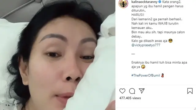 Kalina Ocktaranny - Vicky Prasetyo (Foto: Instagram/@kalinaocktaranny)