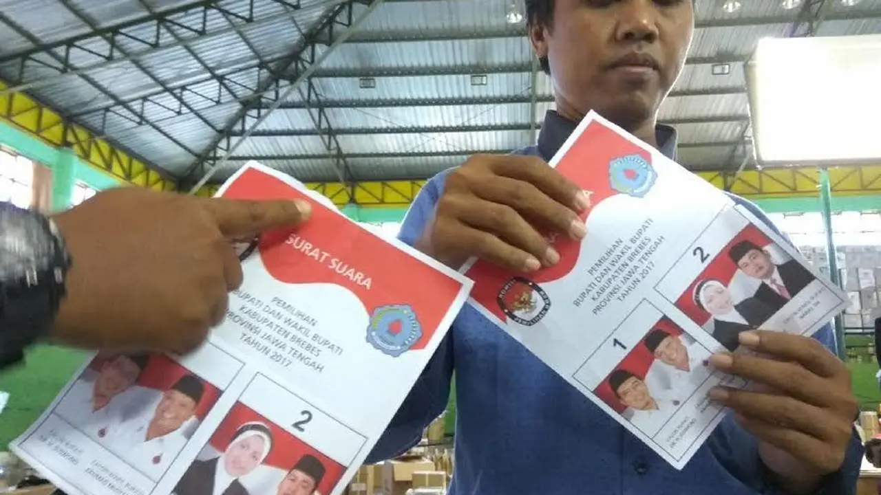 surat suara rusak
