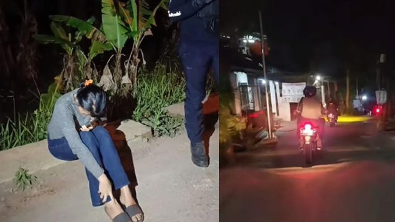 Wanita Ditinggal Teman Pria di Hutan Tengah Malam, Pak Polisi Gercep Jemput Lewati Jalanan Sepi