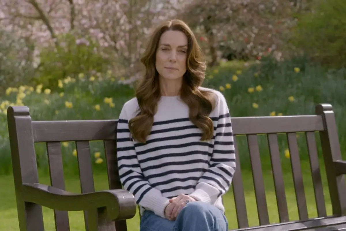Kate Middleton umumkan dirinya sakit kanker. (Tangkapan layar YouTube/ The Prince and Princess of Wales).