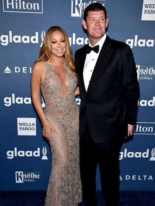 James Packer mengaku bahwa Mariah Carey adalah pribadi yang sangat baik, bersemangat dan menyenangkan. (DIMITRIOS KAMBOURIS/GETTY)