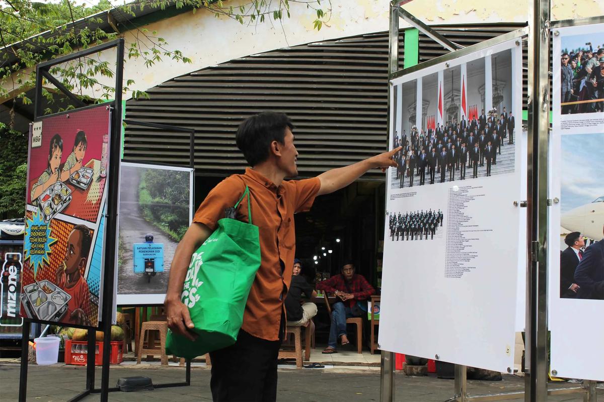 FOTO: Pameran Jurnalistik Haluan Merah di Ruang Publik Ragunan
