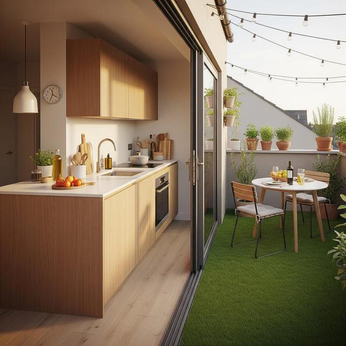 7 Inspirasi Teras Mini Dekat Dapur Rumah, Ciptakan Area Nyaman dan Estetik
