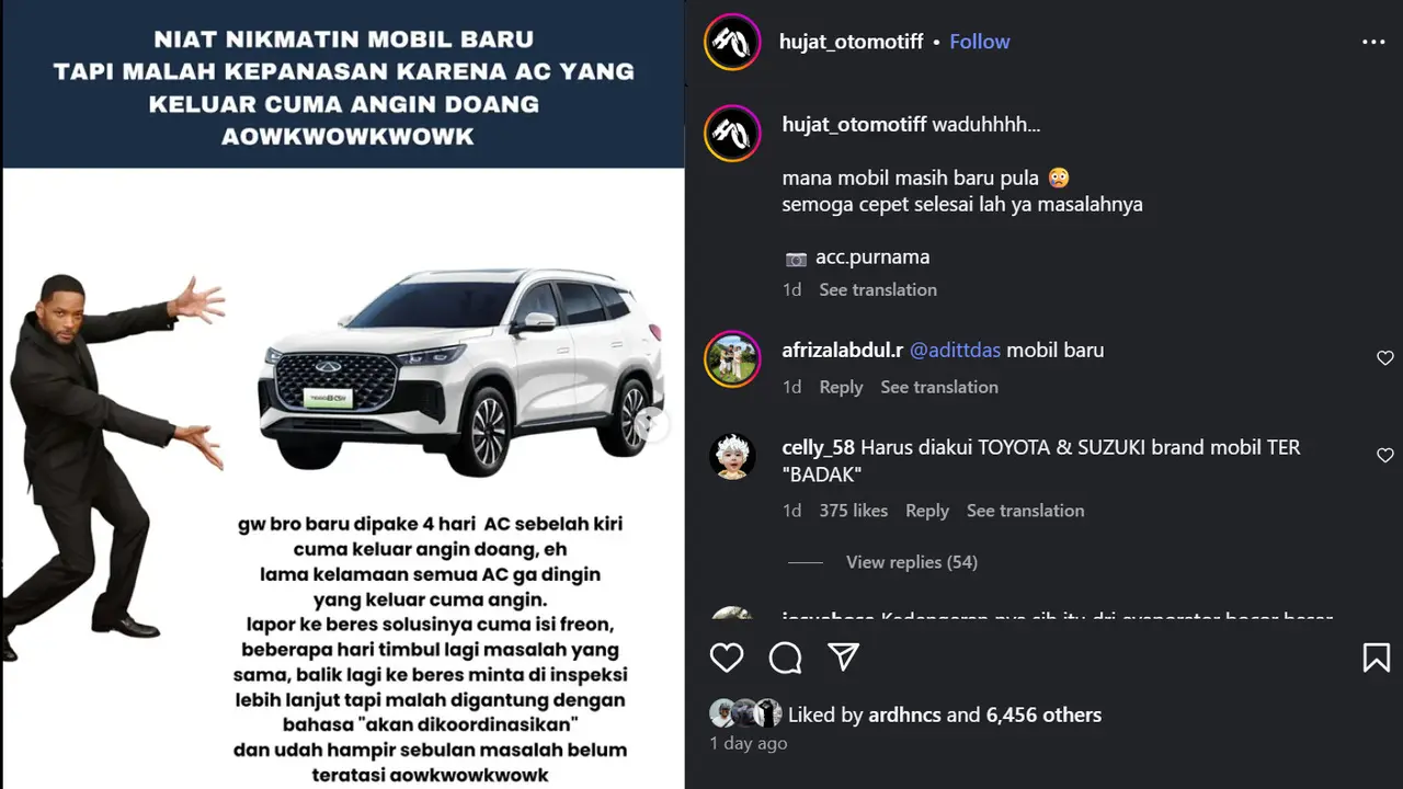 Baru Dipakai 4 Hari, Chery Tiggo 8 CSH di Indonesia sudah Bermasalah (ist)