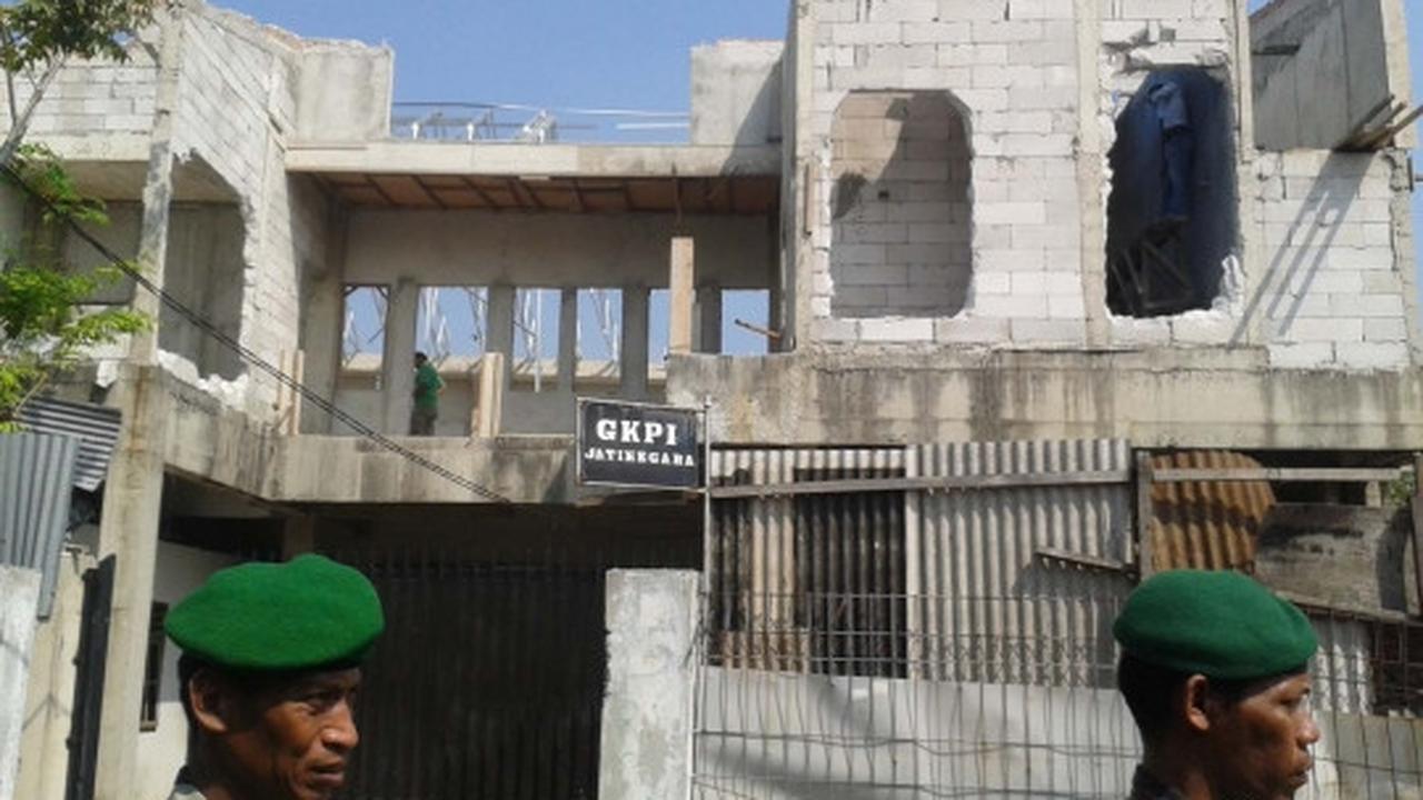 Tidak miliki izin, GKPI di Jatinegara dibongkar