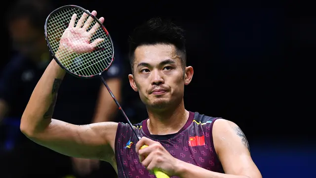 FOTO: Legenda Bulu Tangkis China Lin Dan Gantung Raket