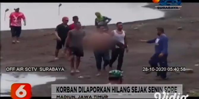 VIDEO: Bocah 10 Tahun Ditemukan Tewas Tenggelam di Waduk Dawuhan Madiun