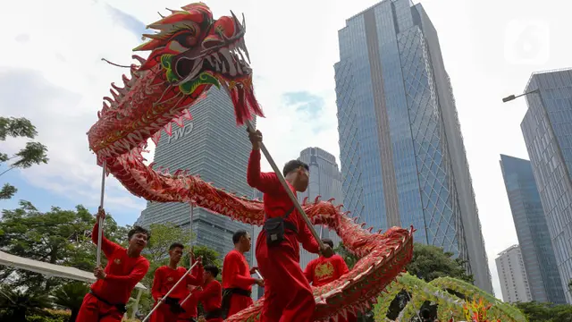 Perayaan Cap Go Meh di Kawasan SCBD