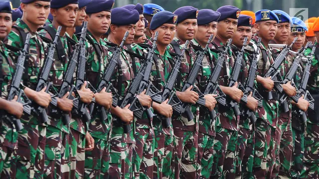 50 Ribu Pasukan Gabungan Ikuti Apel Kesiapan Natal dan Tahun Baru
