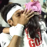 Kalah dari Raffi Ahmad, Desta langsung peluk anak [instagram/desta80s]