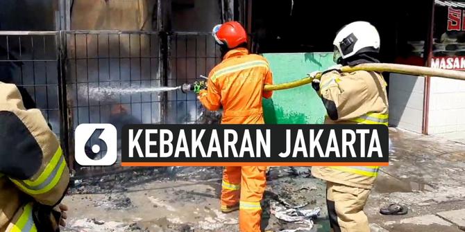 VIDEO: Kebakaran Melanda Binatu dan Warung Makan