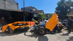 Kecepatan Mclaren YouTuber Andra ST hingga Terbelah Dua