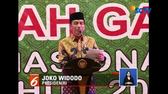 Disela-sela mengajak warga untuk menghadapi pemilu dengan damai, Presiden Jokowi menyanyikan lagu milenial bertema religius, Deen Assalam yang dipopulerkan Nissa Sabyan.