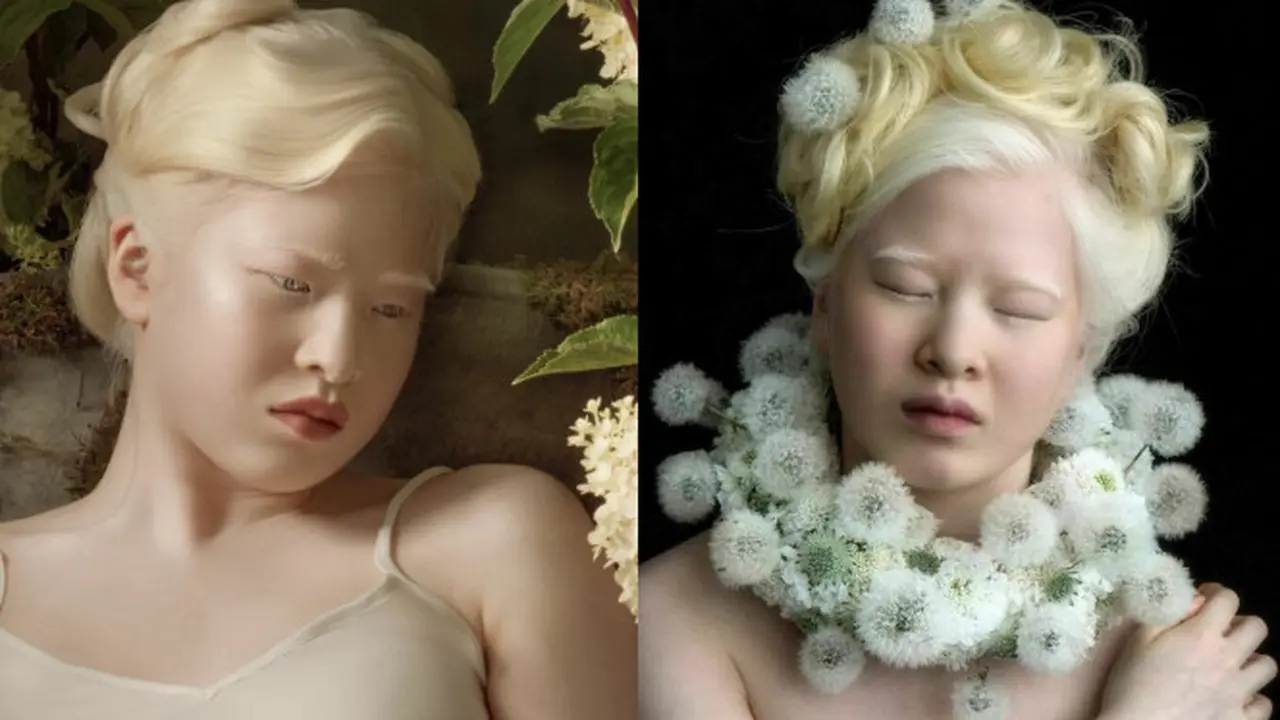 Dibuang ke Panti Asuhan Karena Albino, Ini 6 Potret Xueli Kini Sukses Jadi Model