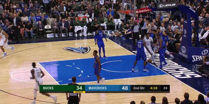 VIDEO: Game Recap NBA 2017-2018, Mavericks 111 Vs Bucks 79