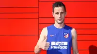 Nikola Kalinic resmi bergabung dengan Atletico Madrid. (Twitter Atletico Madrid)