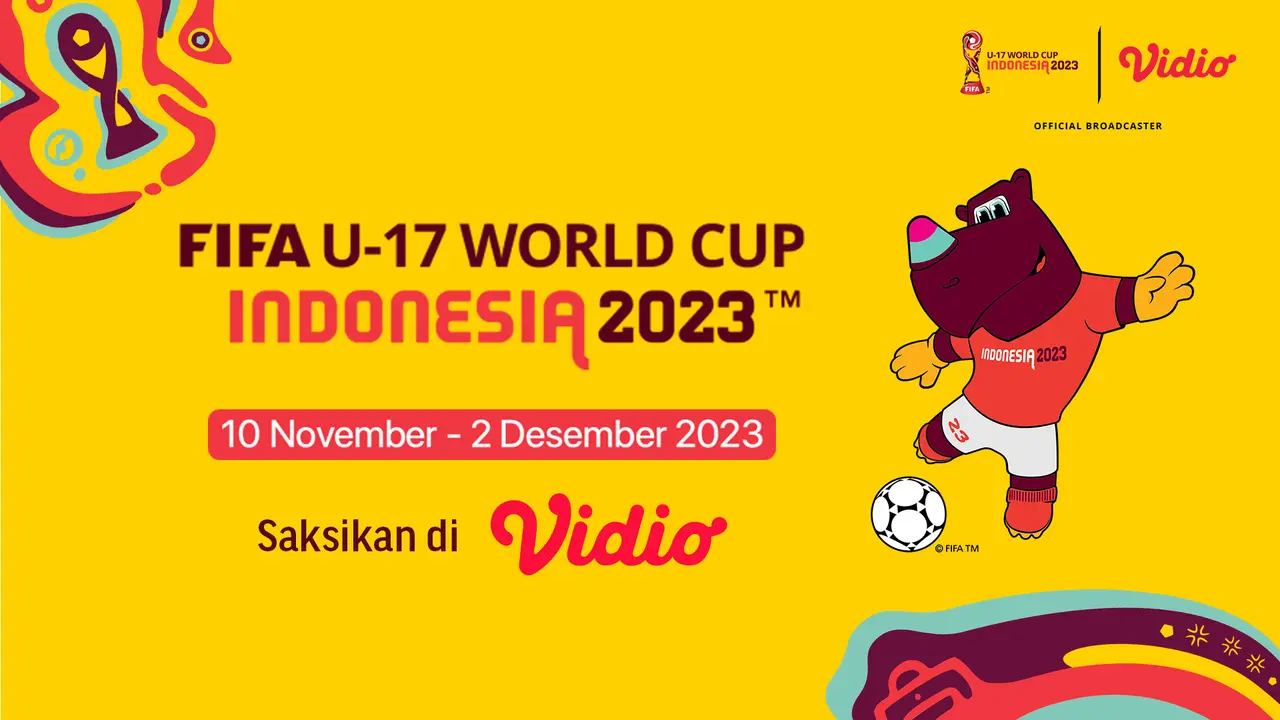 Jadwal Lengkap Piala Dunia U-17 Indonesia, Saksikan Pertandingannya Eksklusif di Vidio!