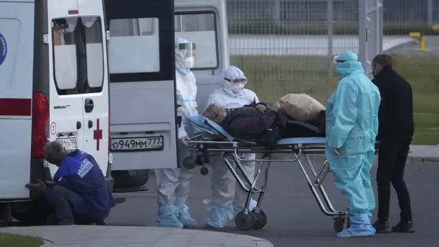 Infeksi Covid-19 di Rusia Melonjak, Kematian Dekati Level Tertinggi