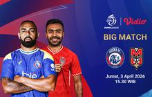 Live Streaming BRI Super League 2025/26: Arema FC vs Malut United, Eksklusif di Vidio