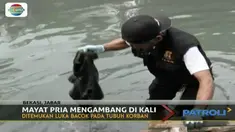Sesosok jasad pria yang diduga merupakan korban pembunuhan ditemukan mengambang di sebuah kali di Bekasi.