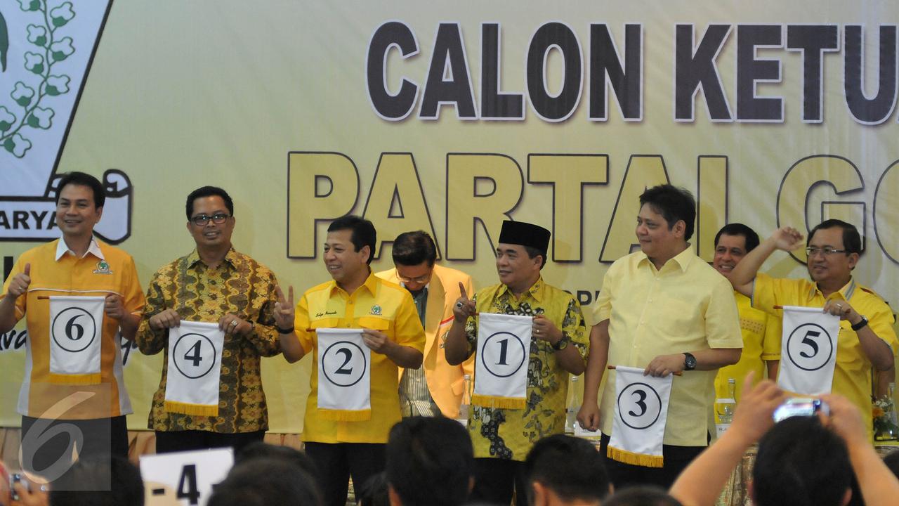20160507-Ini Nomer Urut Calon Ketua Umum Golkar