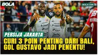 Empat Striker Turun Langsung, Persija Sukses Curi Tiga Poin dari Bali United