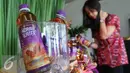 Jelang Ramadan, PT Kieran Bahari Aksara meluncurkan terobosan terbaru yaitu Nafoura Kurma Water sebagai minuman pertama di Indonesia Jakarta, Kamis (2/5). (Liputan6.com/Angga Yuniar)