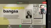 Pameran Virtual bertajuk ‘Lawan!’, yang diselenggarakan oleh Museum Sumpah Pemuda, Rabu (27/10/2021). (Liputan6.com/Dok. Heni Purwono)