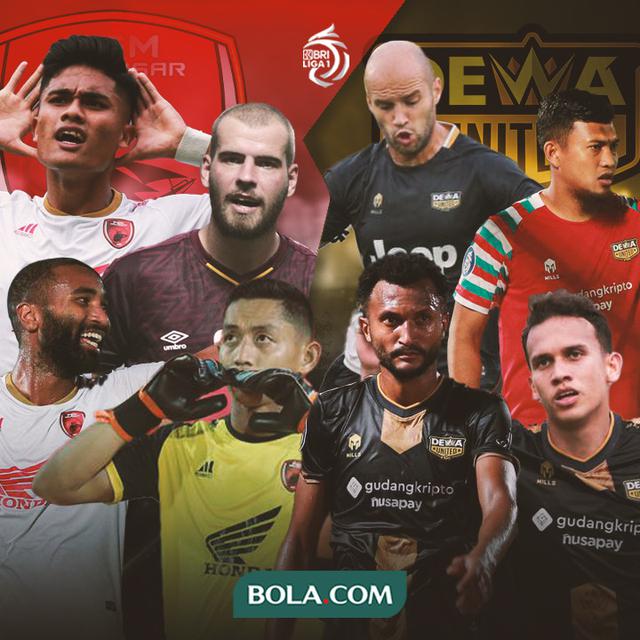 Liga 1 - Reza Arya Pratama, Yuran Fernandes, Wiljan Pluim, Ramadhan Sananta vs M. Natshir, Risto Mitrevski, Lucas Ramos,Egy Maulana