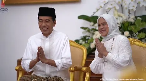 Ucapan Selamat Idul Fitri dari Jokowi-Ma'ruf Amin Saat Silaturahmi Virtual