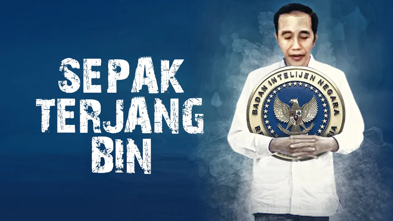 Banner Sepak Terjang BIN (Liputan6.com / Abdillah)