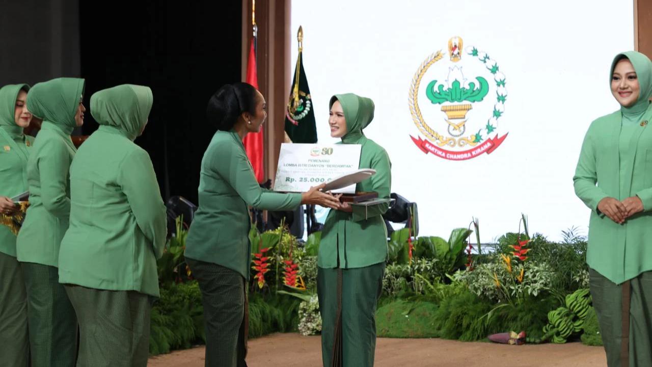 Usia ke-80, Persit Kartika Chandra Kirana Teguhkan Pengabdian dan Semangat Berkarya