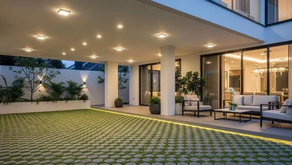 5 Inspirasi Desain Teras Kombinasi Carport dan Ruang Santai yang Aman dan Nyaman