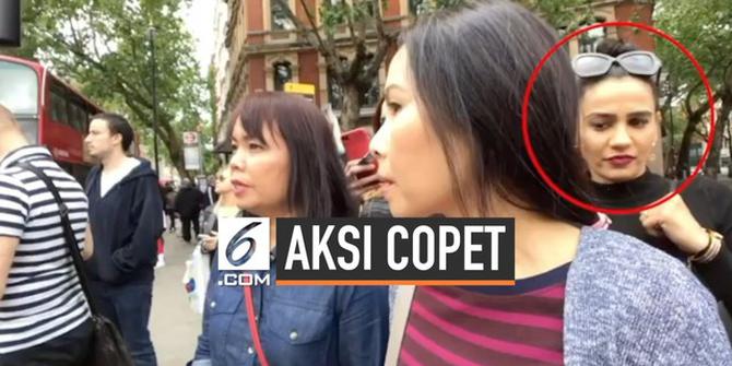 VIDEO: Aksi Kawanan Copet Cantik Terekam Kamera Korban