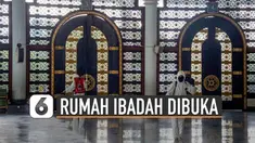Setelah akan diberlakukannya new normal Covid-19. Pemerintah akan membuka kembali rumah ibadah secara bertahap.