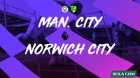 Premier League - Manchester City Vs Norwich City (Bola.com/Adreanus Titus)
