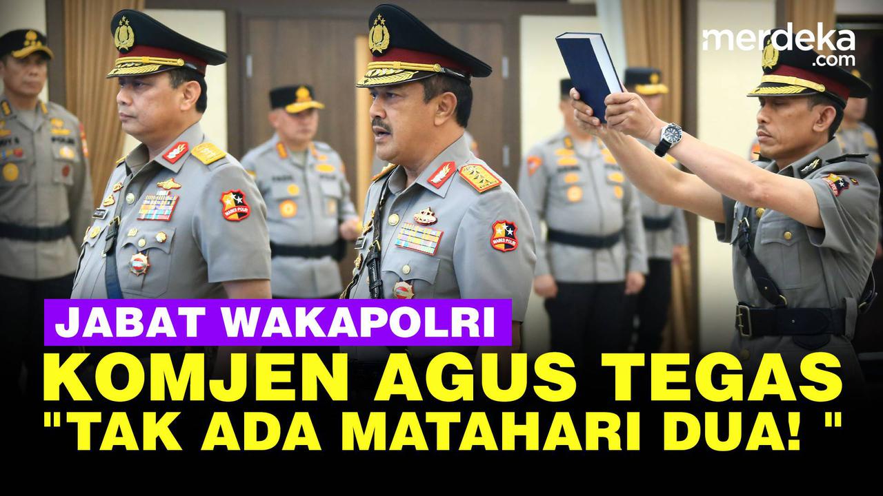 VIDEO: Komjen Agus Resmi Jabat Wakapolri, Tegaskan "Tidak Ada Matahari Dua!"