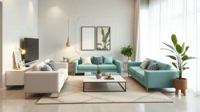 Desain Rumah Type 36 Konsep Dominasi Warna Putih dan Nuansa Cerah